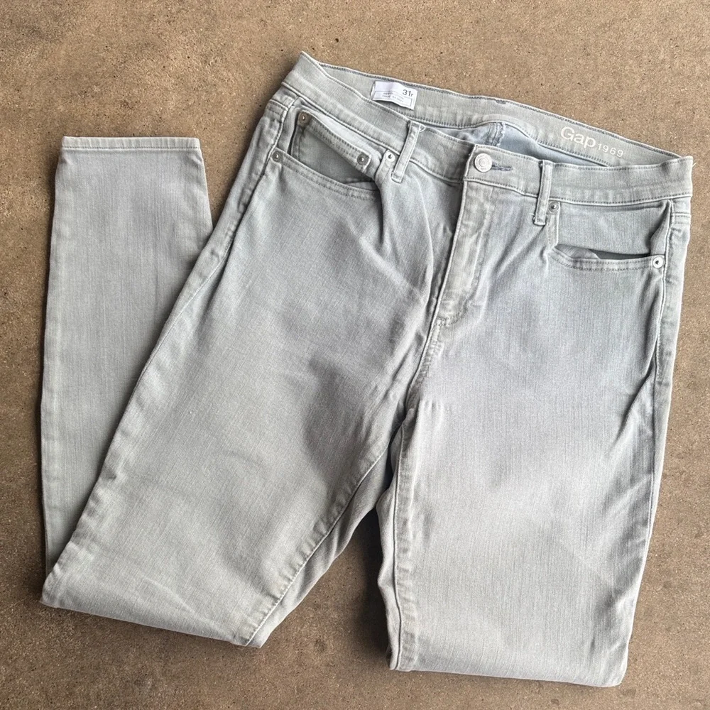 Gap Jeans Resolution True Skinny Mint Color Size 31 R